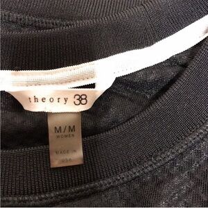 Theory 38 Textured Mesh Fitness Sweater